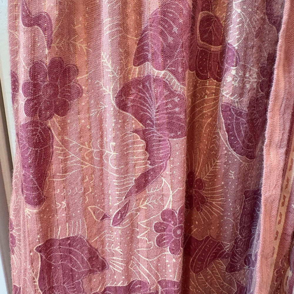 Cleobella Smocked Floral Metallic Batik Print Dress - XS - Picture 6 of 7